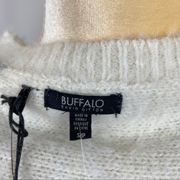 Buffalo David Bitton Greyson Sweater w/ side bow 🟡 - Picture 10 of 13